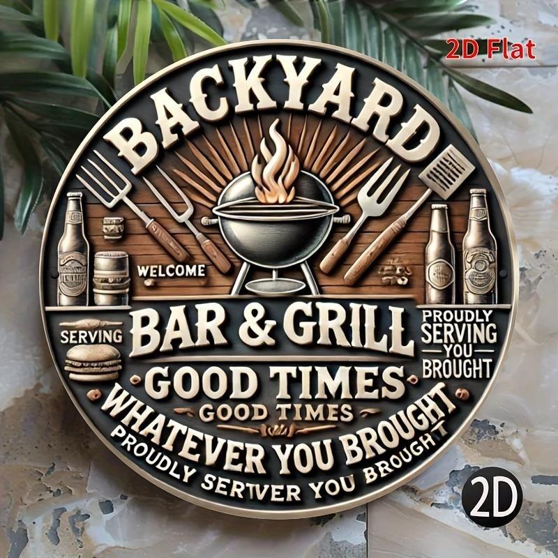 Segno in Latta Metallico Birra Decorazione Murale 20x30cm