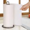 Iron Paper Towel Holder Easy-Tear Heavy-Duty Bathroom Paper Holder Vertical Kitchen Towel Stand Dining Table