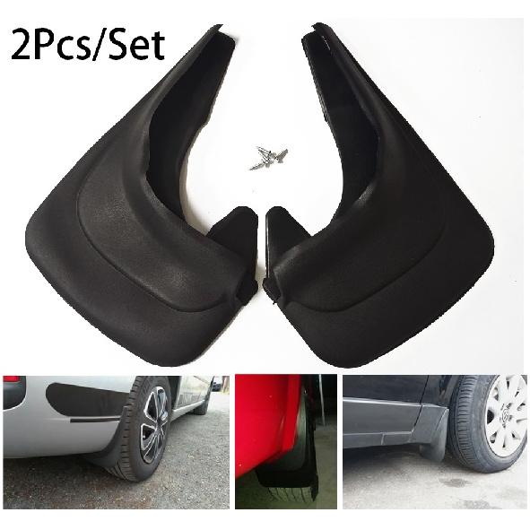 2Pcs Car Fender Mud Flaps Mudguards Splash Guards For Pickup Van Truck Rv Black