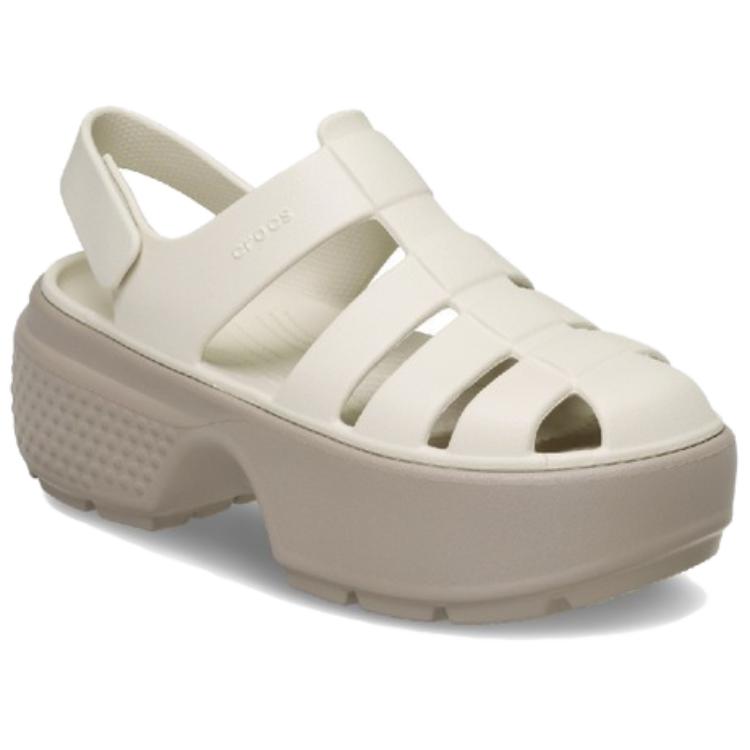 Crocs Stomp Simple Comfortable Roman Sandals Unisex Sandals Light-Apricot 209938-0LL