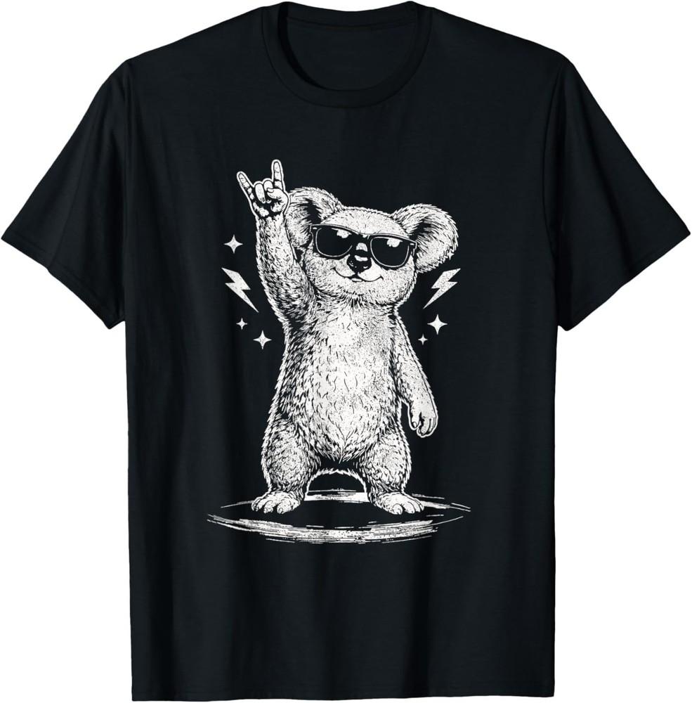 Koala with Sunglasses Rock Music Unisex T‑Shirt