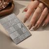 Leopard Print Nail Art Template 14.5cm DIY Manicure Tools Reusable Nail Stamping Plate