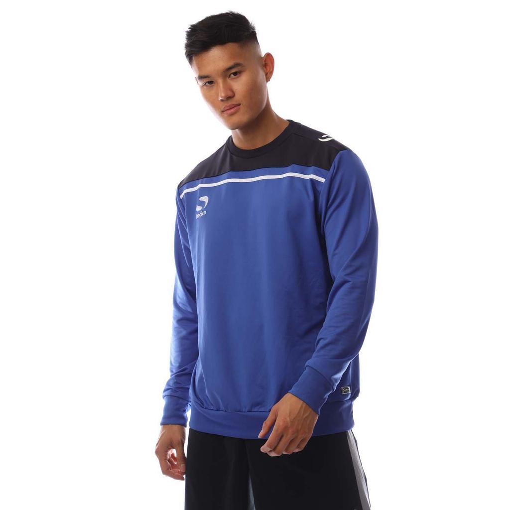 Sondico Mens Precision Striped Long-Sleeved Sweatshirt