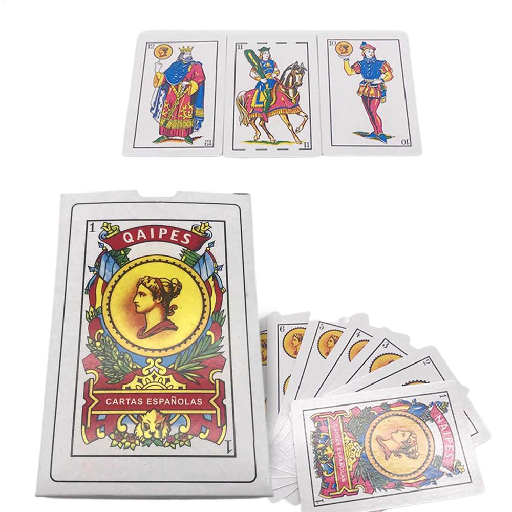 

Spanish Poker Cards Deck 50 Pcs Spanish Playing Cards Creative Game Cards W/Unique Patterns Social Interaction Game Poker Cards
