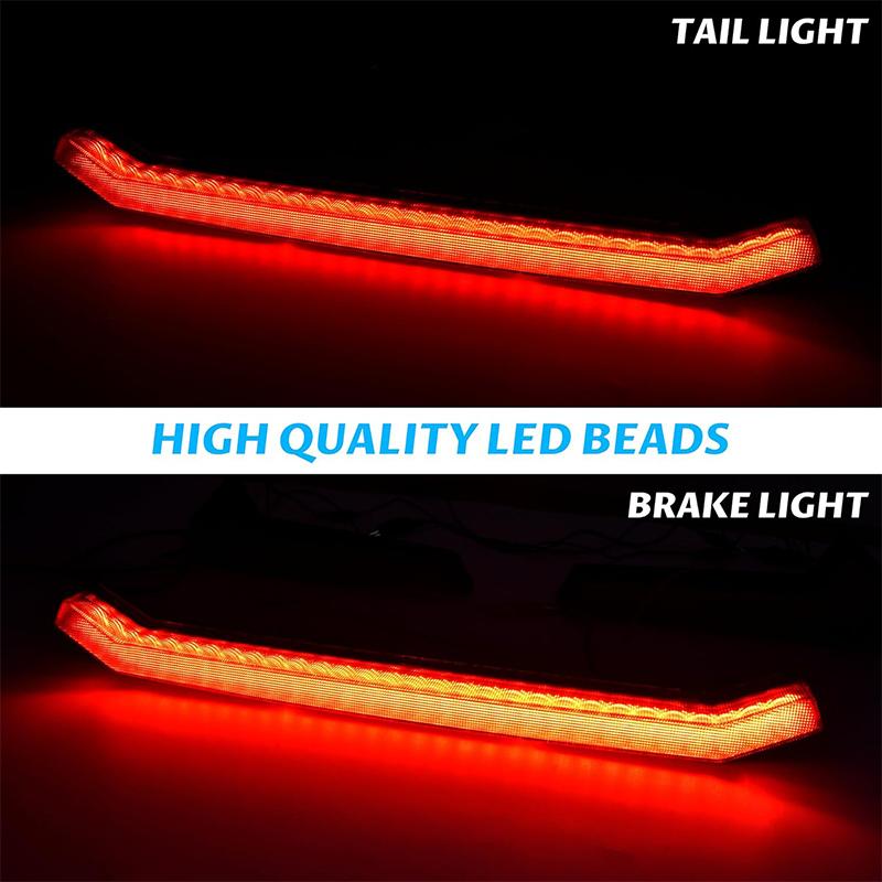 RZR XP Red Tail Brake Light Rear Center Accent Lamp Taillight for Polaris RZR XP 1000 Turbo Sportsman 1000 XP 2019 2020 2021