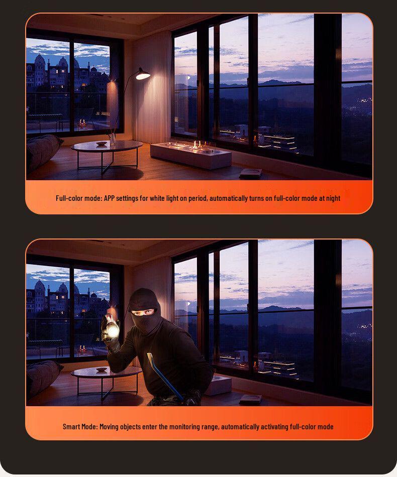 Smart Indoor Wireless Pan-Tilt Camera with One-Key HD Monitoring