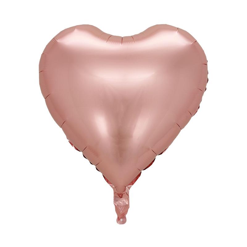 18\" Heart-Shaped Foil Balloon - Wedding, Engagement, Love Decoration