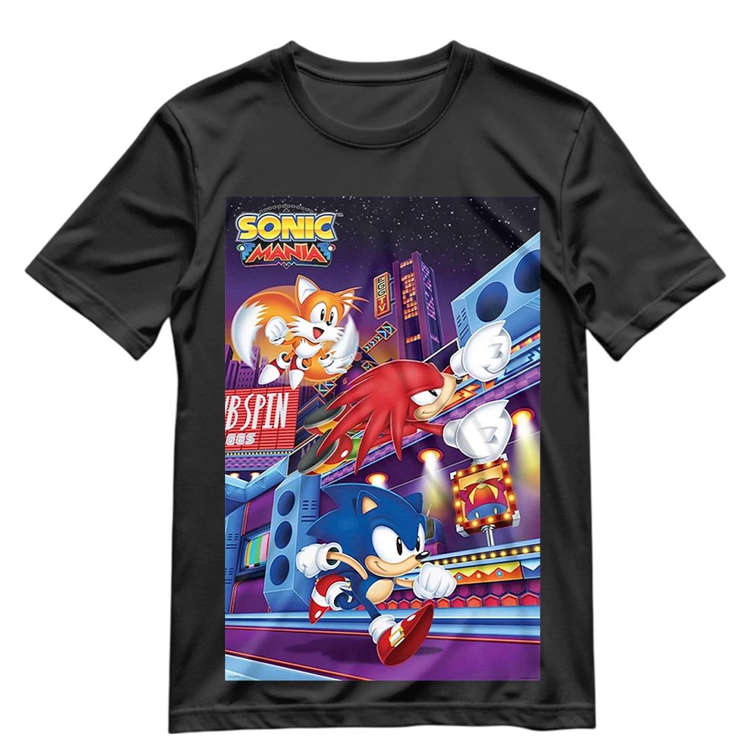 Sonic the Hedgehog Sonic Mania T Shirt Sonic The Hedgehog Mania Shirt S-XXXL 3XL