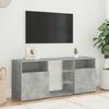 Vidaxl Szafka Tv Z Oświetleniem Led, Szarość Betonu, 120X30X50 Cm