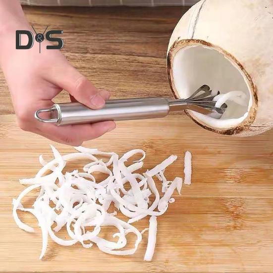 Coconut Planer Easy To Use Labor Saving 5 Claws Coconut Planer Slicer