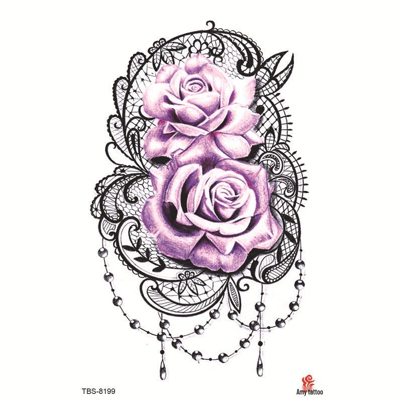 Wasserdichtes Ganzarm Totemsymbol Tattoo Aufkleber Set