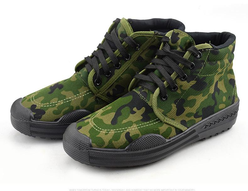 Training digital training shoes high-top digital camouflage liberation shoes canvas shoes liberation shoes labor insurance work shoes