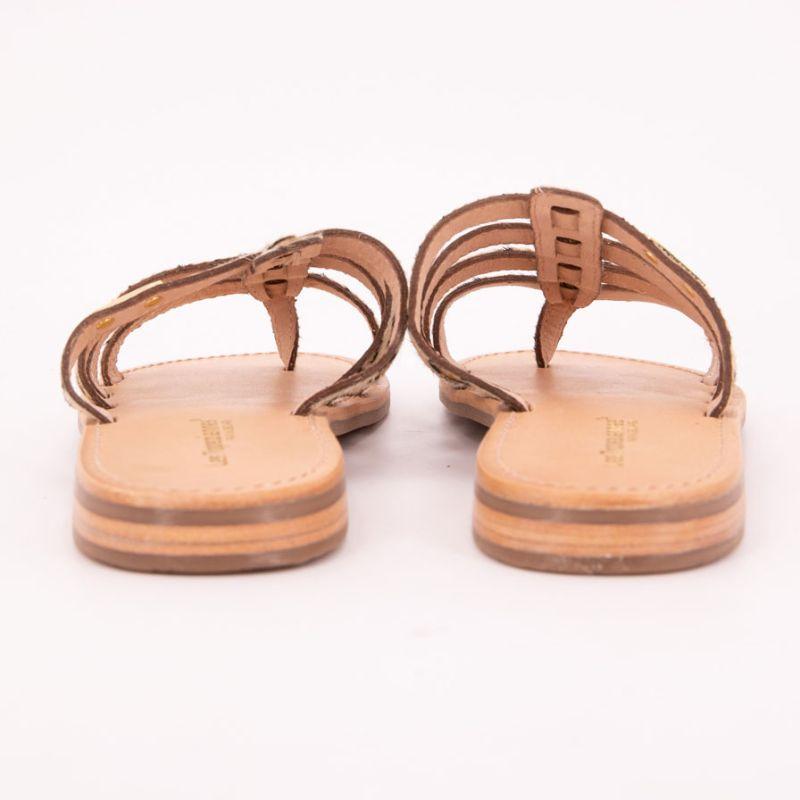 Mules Hikamul léopard en cuir Femme LES TROPEZIENNES PAR M.BELARBI