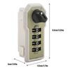 4 Digit Code Combination Cam Cabinet Convenient Password Security Coded Lock with Key