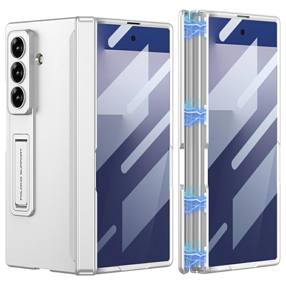 GKK For Samsung Galaxy Z Fold7 5G Case with Clear Screen Film Magnetic Hinge Kickstand Phone Cover