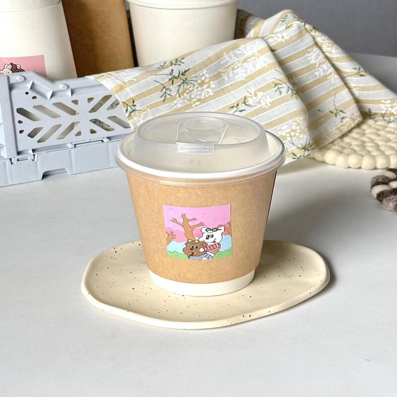 Disposable Double-Layer Kraft Paper Hot Drink Cup