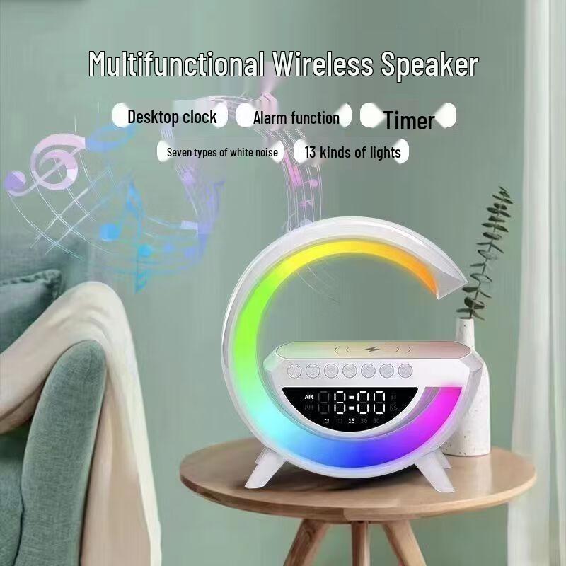 Shile Big G Bluetooth Speaker with Wireless Charging and Ambient Light
