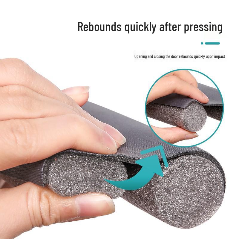 Upgraded PU Leather Door Bottom Seal: Soundproof, Windproof, Heat-Insulating, Wear-Resistant, Anti-Slip Foam Adhesive Strip