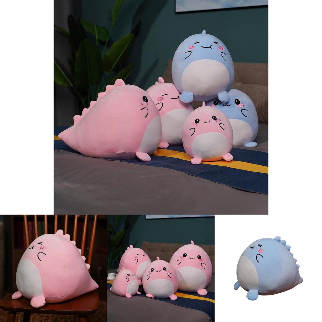 Squishmallow Dinosaurier Plüschtier Superweicher Kurzplüsch Blau/rosa 20cm/7.87in