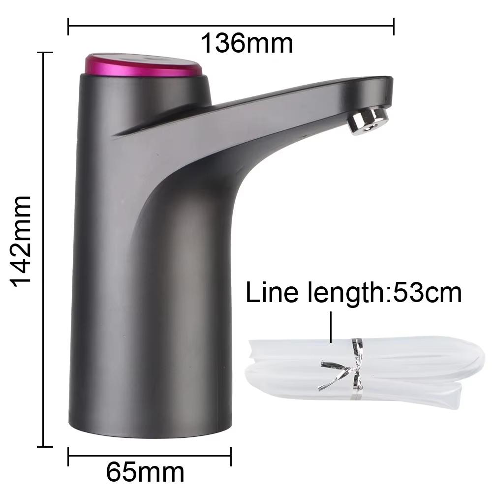 Button Dispense Automatic Gallon Bottle Drinking Switch Touch Control Electric Water Pump Button Dispenser USB Charging