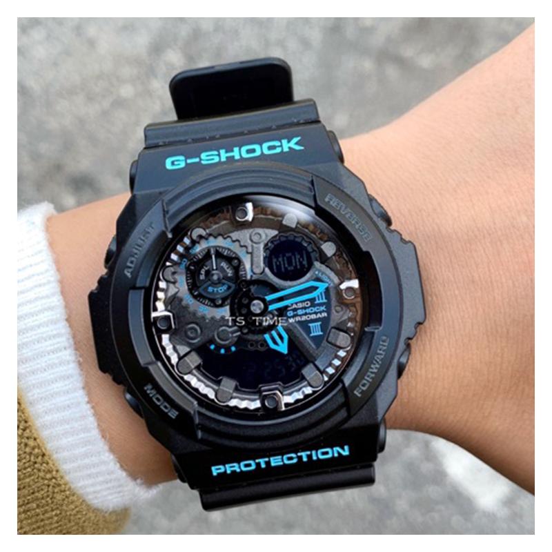 

CASIO G-SHOCK G-SHOCK series SSUR co-branded model Super LED lighting Fully automatic calendar Shockproof and antimagnetic 200 meters wate GA-300BA-1A чёрный