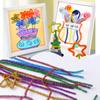 300 Pieces Of Diy Handmade Hair Stick Kindergarten Teaching Tools
