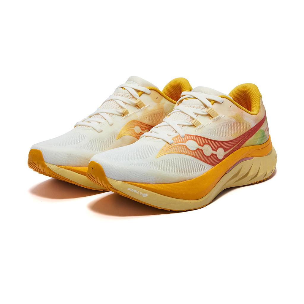 SAUCONY Endorphin Speed 4 SE Comfortable Soft Breathable Supportive Lightweight Racing Running Shoes Unisex Sneaker Off-White Yellow S28280-2
