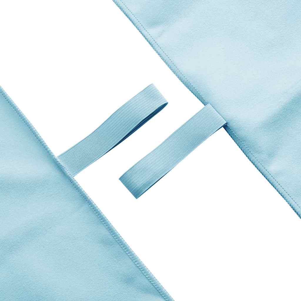 Sports Towels 2 pcs Blue 100 x 50 cm Polyester and Polyamide