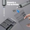 68 in 1 Mini Precision Electric Screwdriver Set 64 Magnetic Screwdriver Drill Bits 5 Torque Settings Power Repair Tool Kit