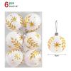 6Pcs/box Christmas Ball Ornaments Xmas Tree Hanging Pendant Christmas Decorations for Home 2024 Navidad Natal New Year Gift