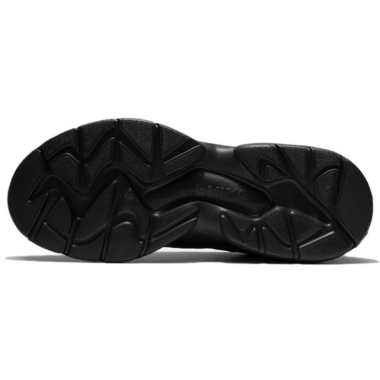 Li-Ning Non-Slip Wear-Resistant Low-Top Sports Casual Shoes Men Sneakers Black AGCR477-4
