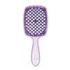 Brosse à cheveux démêlante à paillettes, peigne de massage, peigne pour cheveux emmêlés, brosses creuses pour cheveux bouclés et mouillés, peignes de salon DIY, outil de coiffure