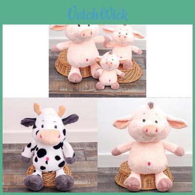 Peluche Cochon en Peluche Courte pour Oreiller de Sommeil pour Enfants et Cadeau d'Anniversaire