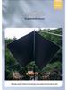 Black Glue 3-4 Person Rainproof Sunproof Camping Tent with Thickened Coating - Portable Outdoor Equipment.