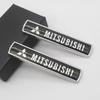 Car Metal Side Fender Body Logo Emblems Decals Sticker For Mitsubishi Outlander Lancer ASX Eclipse Pajero Delica Triton Attrage