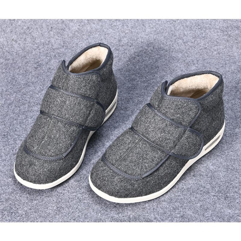 2026 Unisex Neue Plus Samt Nizi Stoff Warme Gehen Herrenschuhe Mutter Schuh Damen