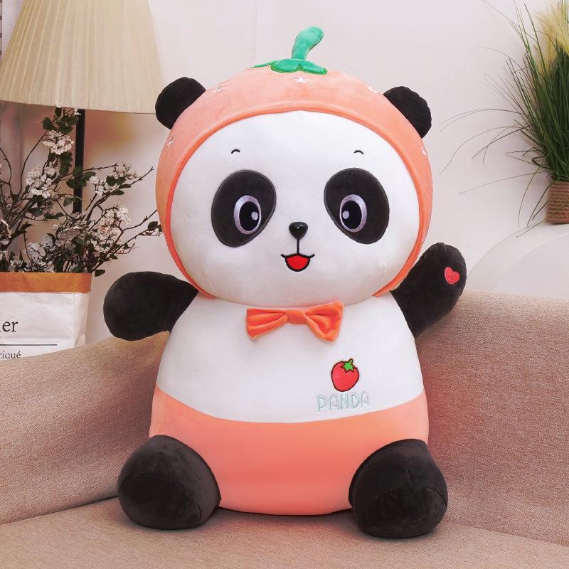 

Creative Fruit Panda Doll Watermelon Pineapple Strawberry Pillow Chinese Valentine s Day Gift Grab Machine Doll Activity Gift 22cm【0.14kg】