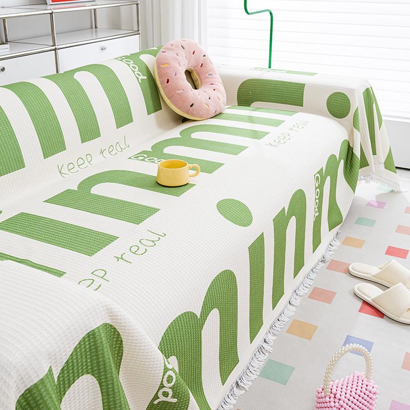 INS Style Sofa Cover Cloth Full Covered Simple Modern Sofa Cover Nordic Style Sofa Towel All-Inclusive Universal Sofa Cover