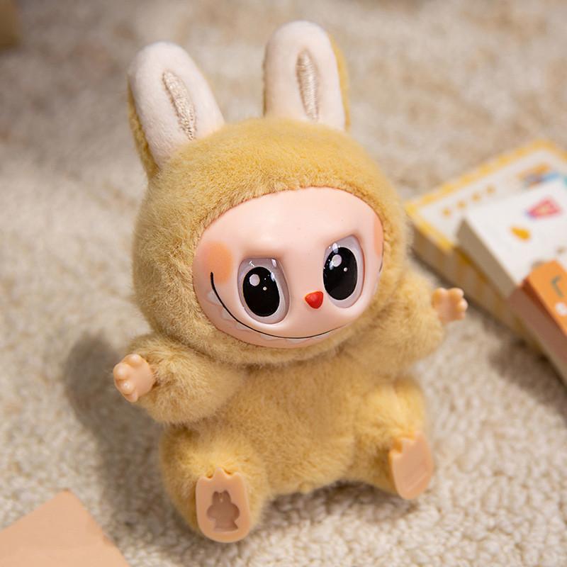 Happy Shy Cute Expression Cartoon Rabbit Plush Toy Doll For Collectors