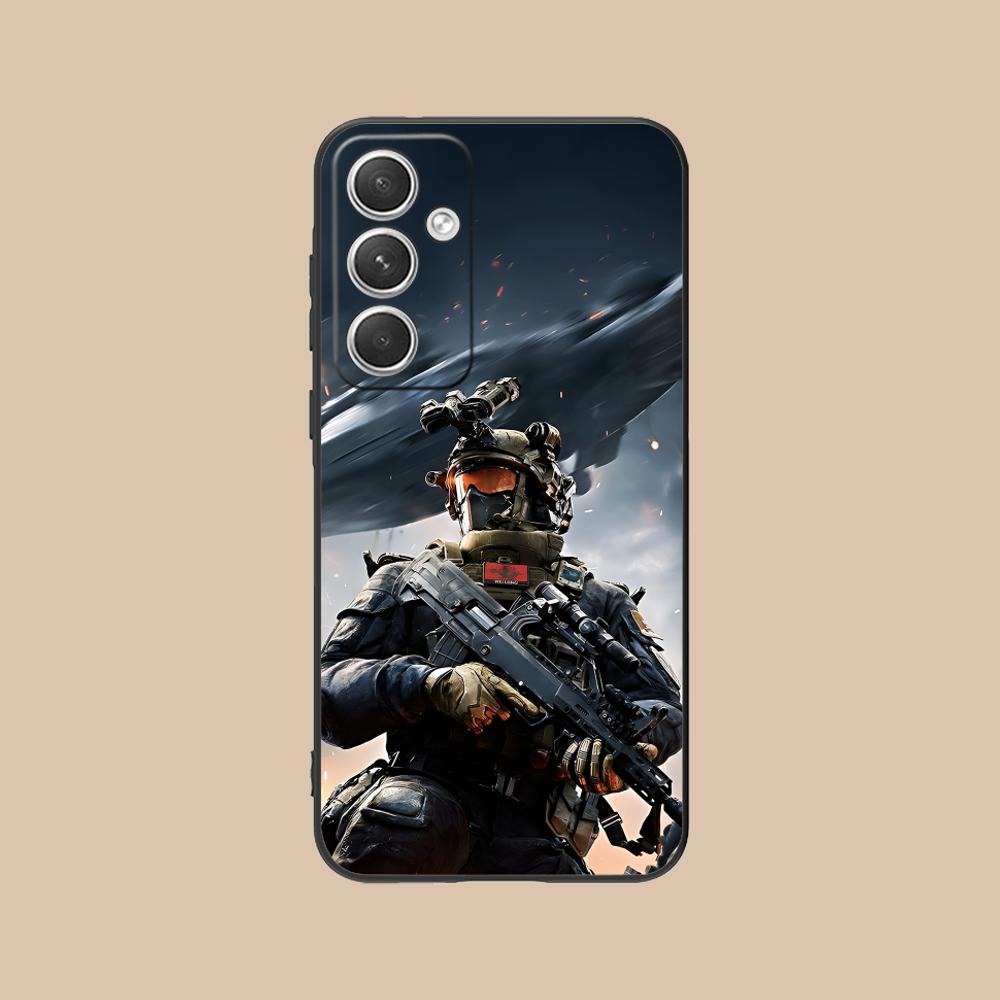 Game Delta Force Matte TPU Mobile Phone Case for Samsung Galaxy S26 S25 S24 S23 S22 S21 S20 Note20 Plus FE Ultra Colorful Cover