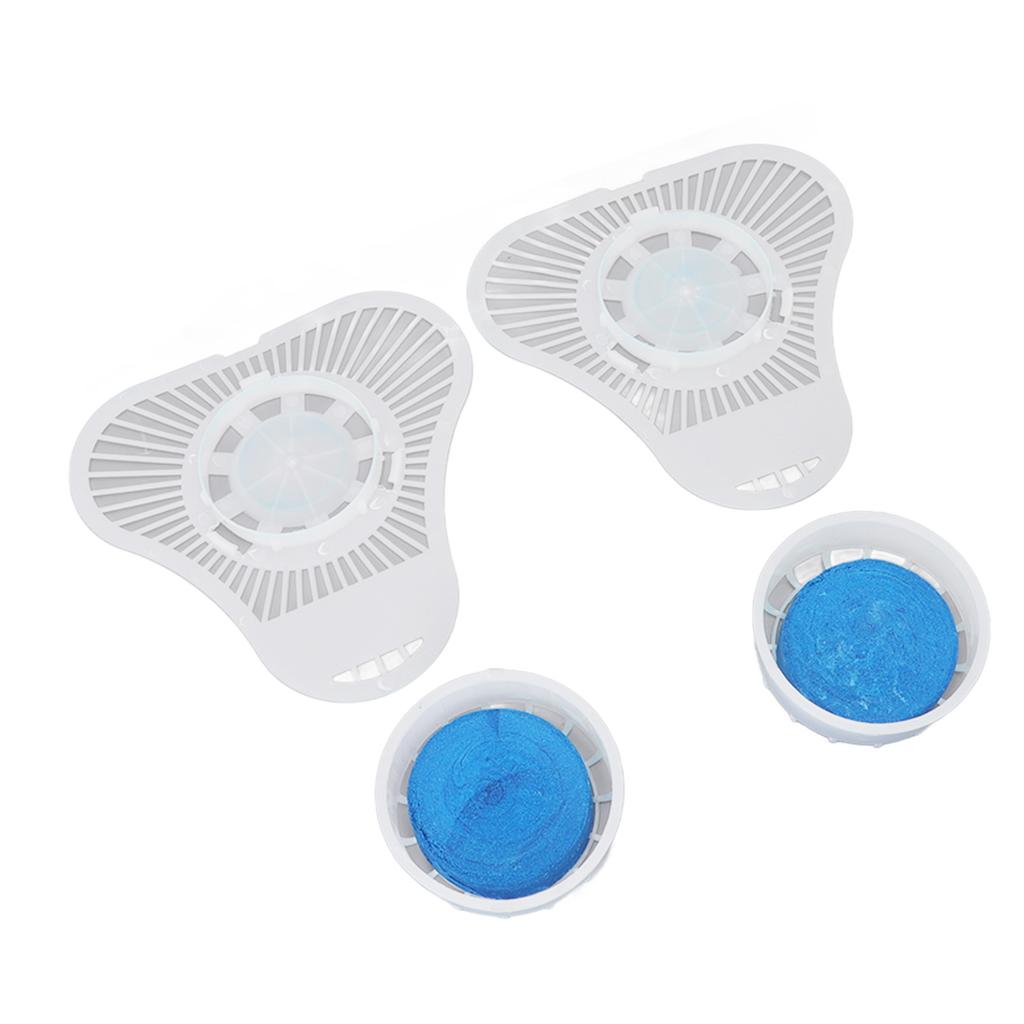 2pcs Deodorant Triangular Block Prevents Clogging Spray Proof Urinal Deodorant Aroma Ball for Home