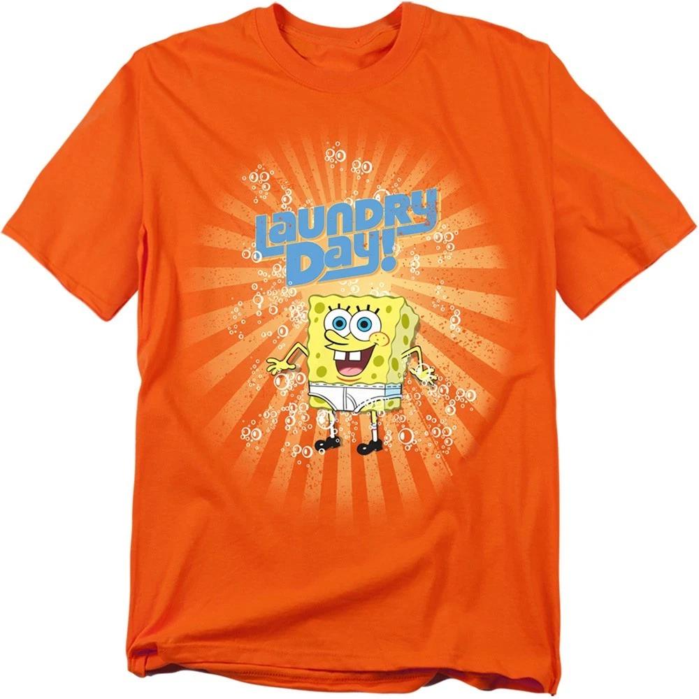 SPONGEBOB SQUAREPANTS LAUNDRY DAY Licensed Adult Graphic Tee Shirt SM-4XL M