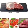 1pcs Aluminum Alloy Rapid Defrosting Tray Quick Thawing Cold Steak Fish Fruit Meat Food Defrosting Board Household Kitchen Tools