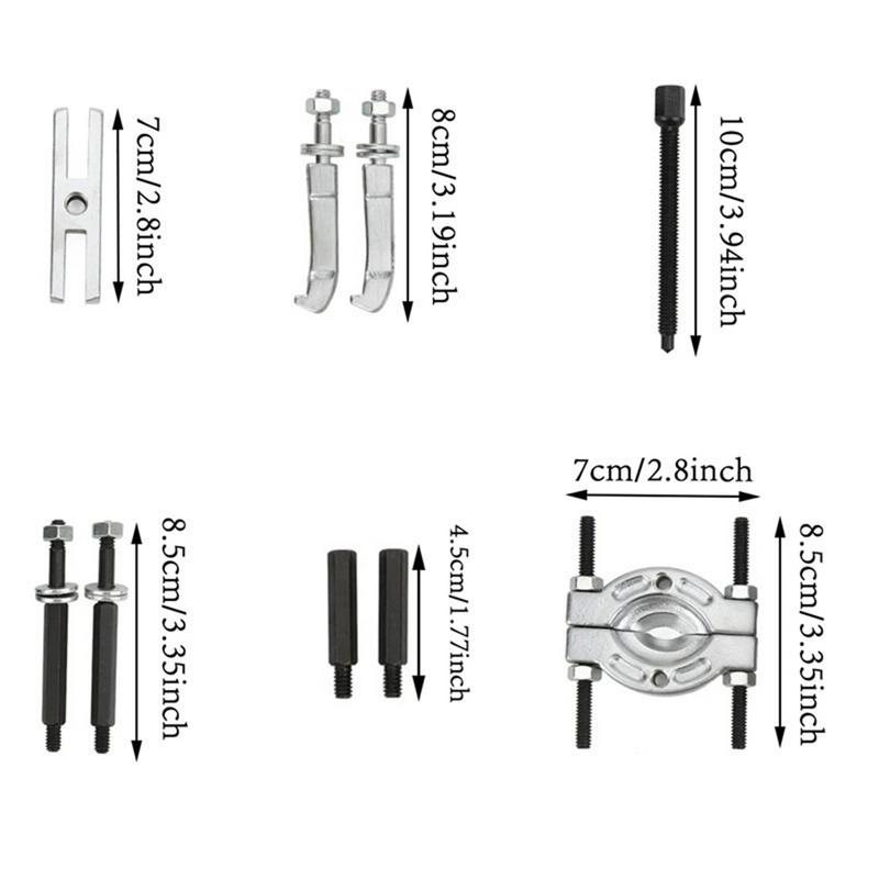 Bearing Removal Tool 9X Inner Bearing Pullers And Splitters Bearing Race Puller Wheel Hub Axle Puller Set Bearing Separator Tool