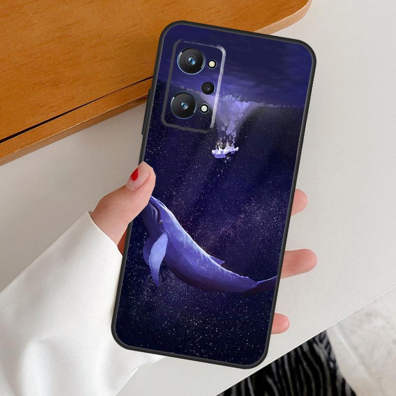Whale Fish Wave Sea For Realme 15 Pro GT7 GT6 10 11 12 13 14 Pro Plus C67 C63 C61 C55 C51 C53 C35 C75 C65 Case