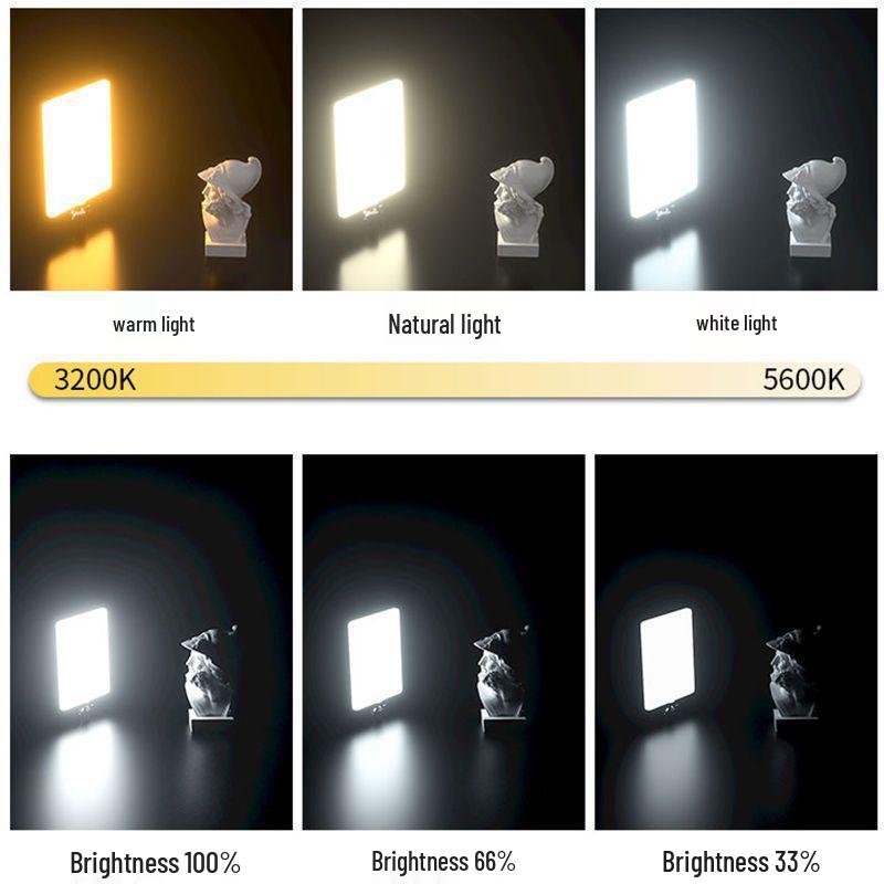Luz LED Fotográfica Ajustável de Três Cores para Joias e Antiguidades
