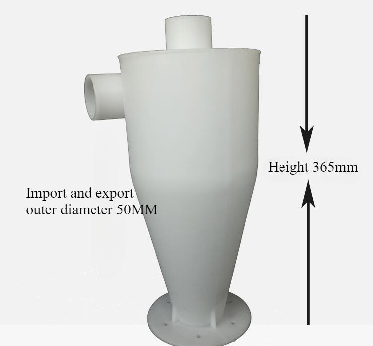 Пылесборник для деревообработки Большой внутренний спиральный циклонный сепаратор с ускорением Вакуумный коллектор