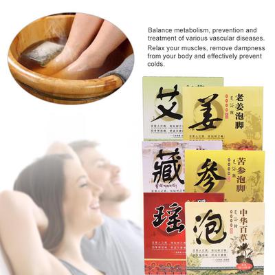 Doğal Bitkiler Ayak Banyosu Tozu Çin Bitkisel Ayak Cilt Sağlığı