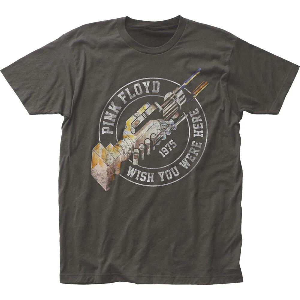 Pink Floyd Wish You Were Here 75 T Shirt Mens Rock and Roll Classic Tee Black