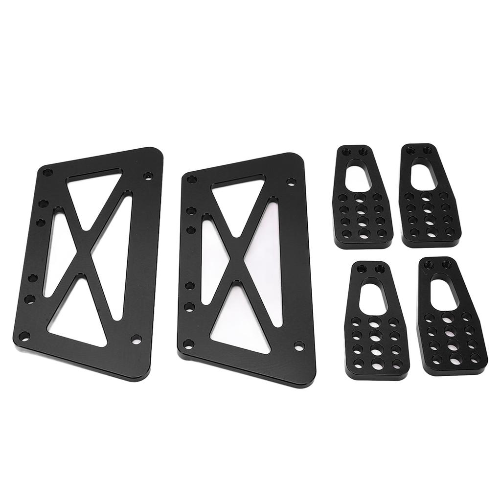 RC Metal Alloy Chassis Lift Plate Set Kit for   SCX10 1Celsius10 RC Model Car Parts
